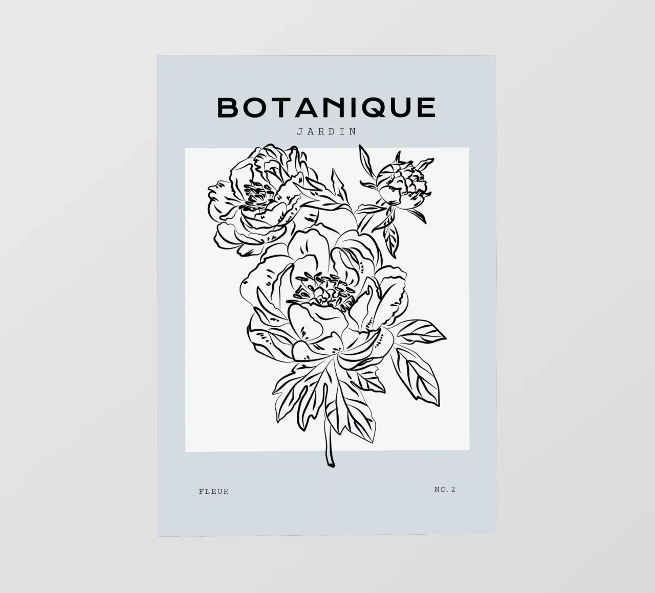 Boho Bohemian 2 Paeonia pellicola backlit da Boho Print Collection