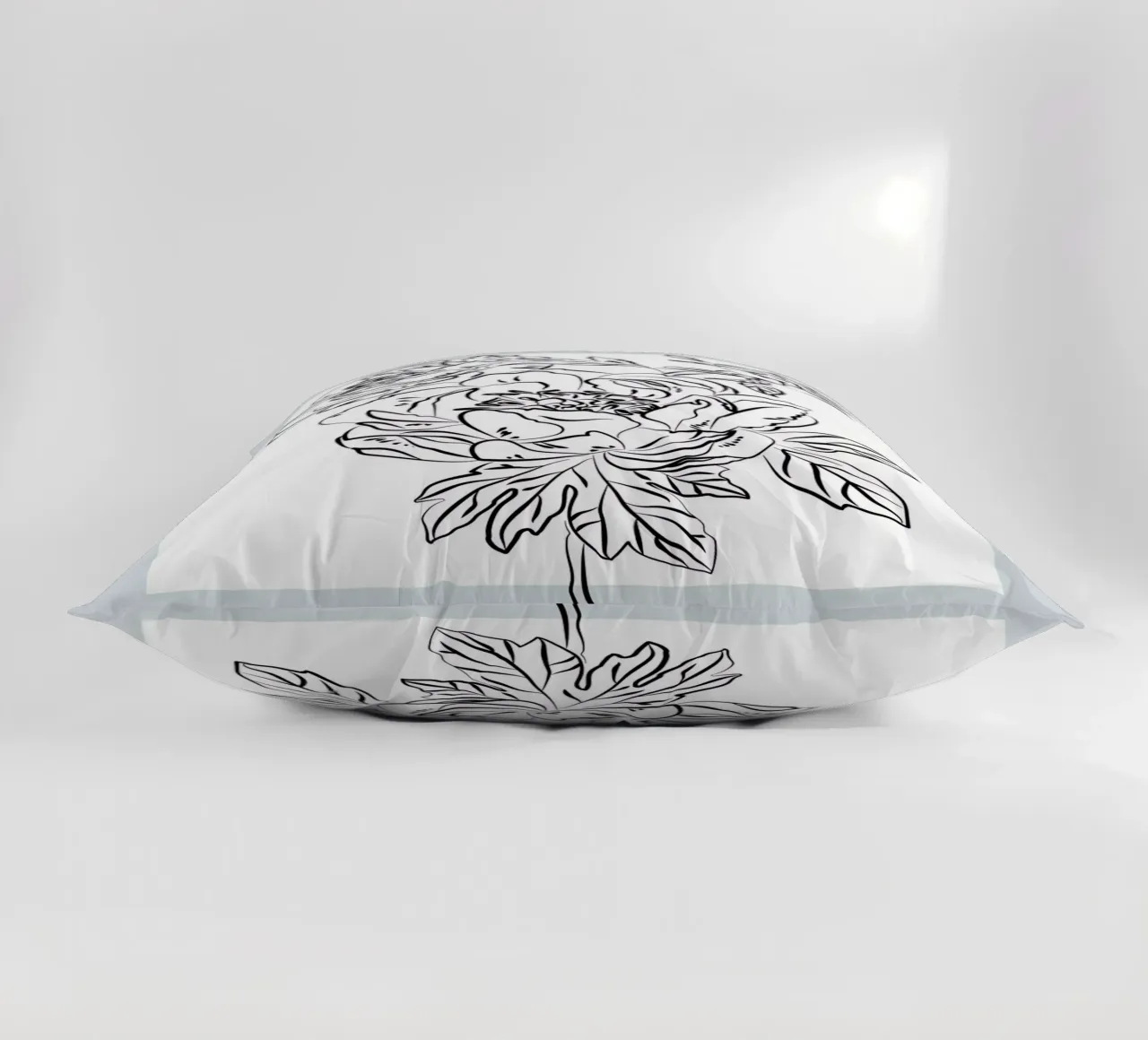Boho Bohemian 2 Paeonia cuscino da Boho Print Collection