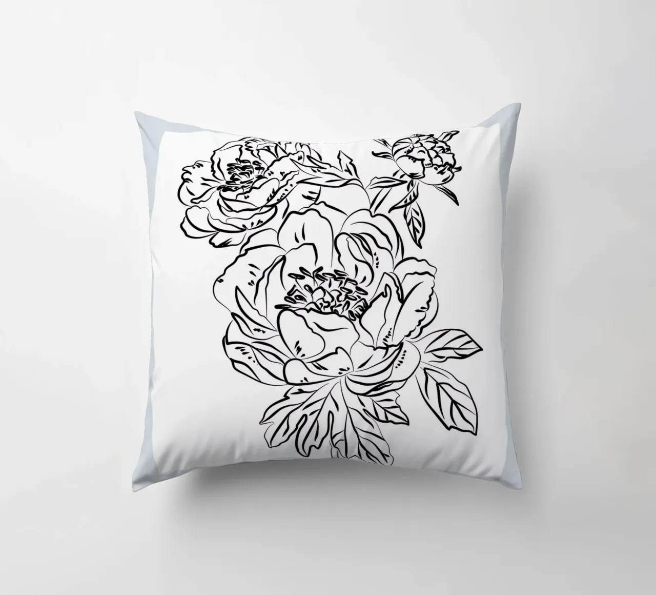 Boho Bohemian 2 Paeonia cuscino da Boho Print Collection