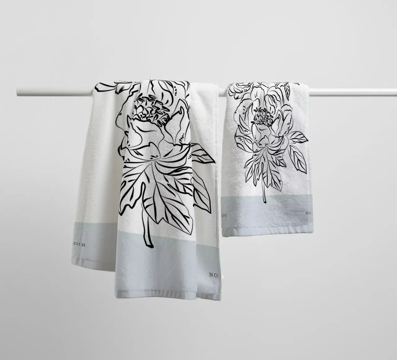 Boho Bohemian 2 Paeonia asciugamano da bagno da Boho Print Collection