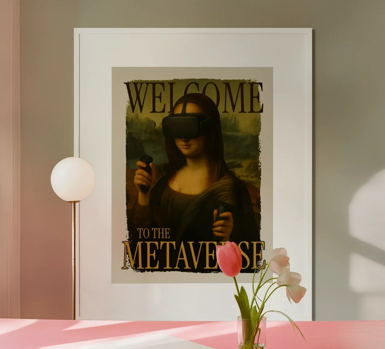 Monna Lisa nel Metaverso poster da 🥝 KIWI STORE