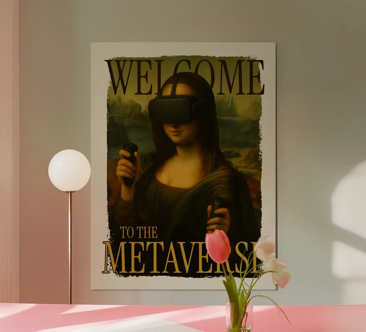 Monna Lisa nel Metaverso poster da 🥝 KIWI STORE