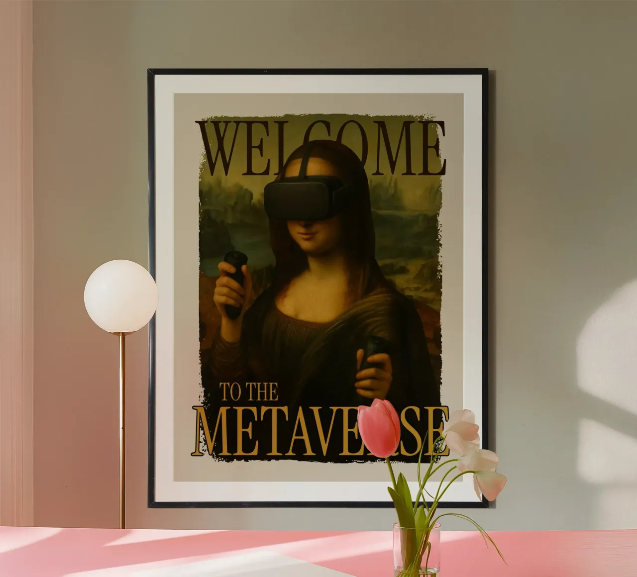 Monna Lisa nel Metaverso poster da 🥝 KIWI STORE