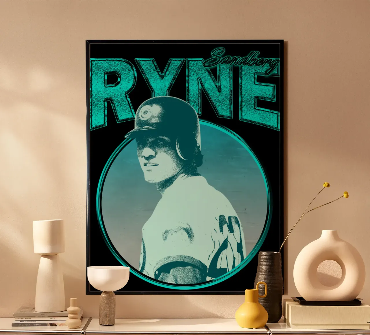 Sandboy d'epoca Ryne poster con telaio in legno da itzmyui