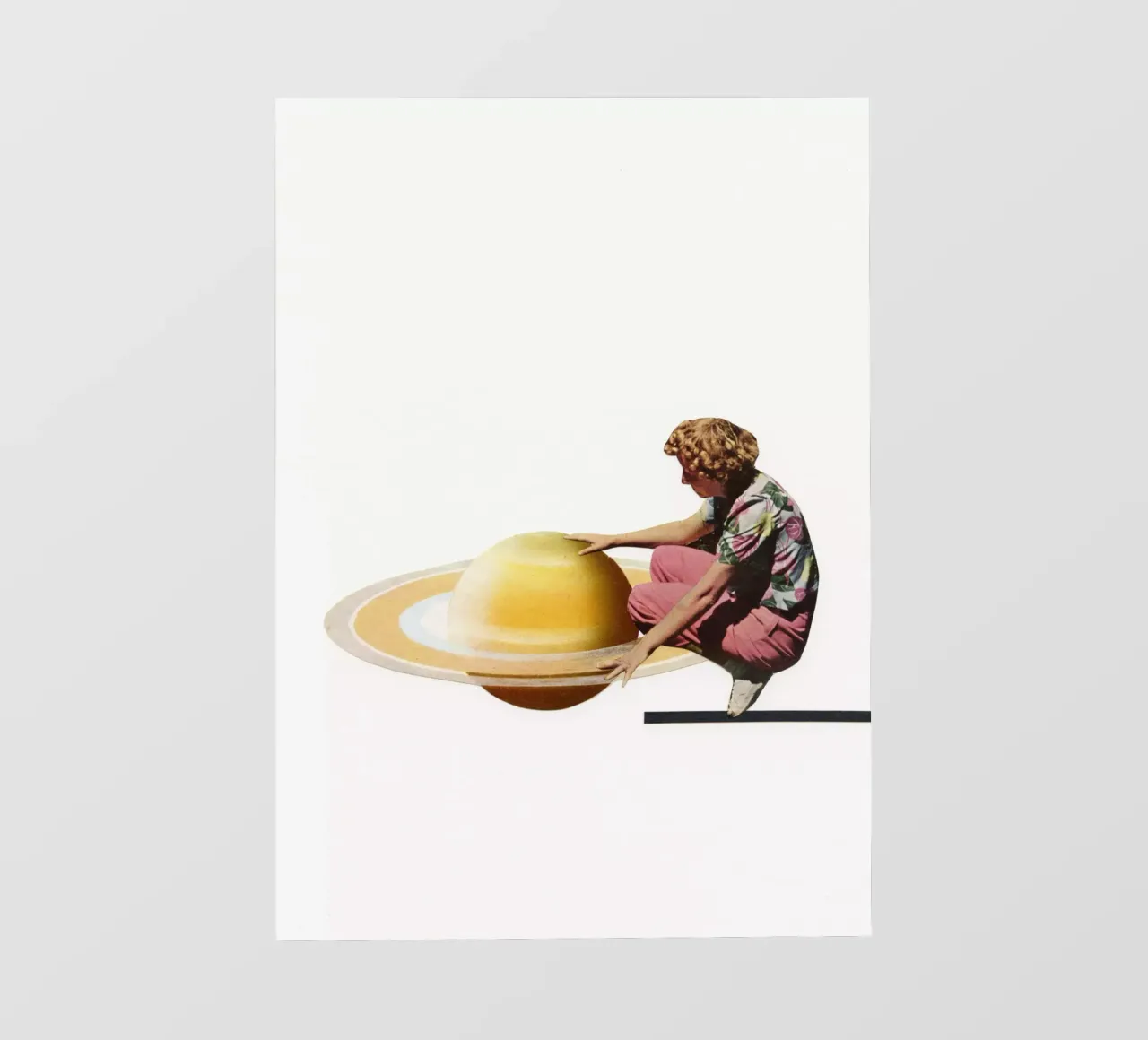 Assistenza a Saturn telo in pvc da Cassia Beck Collage