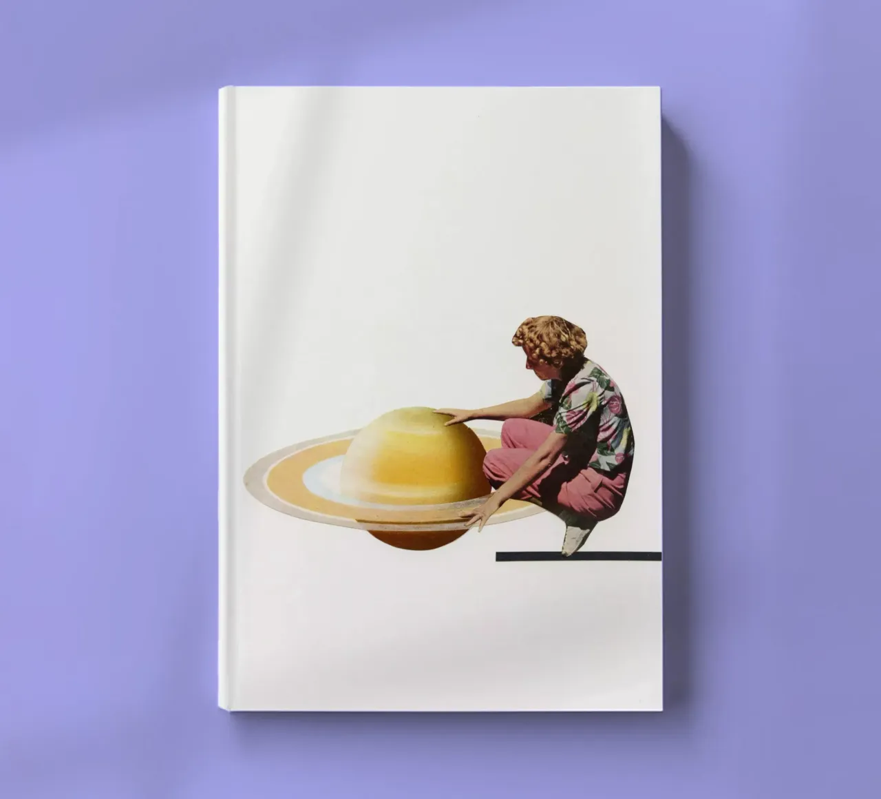 Servicing Saturn notebook by Cassia Beck Collage
