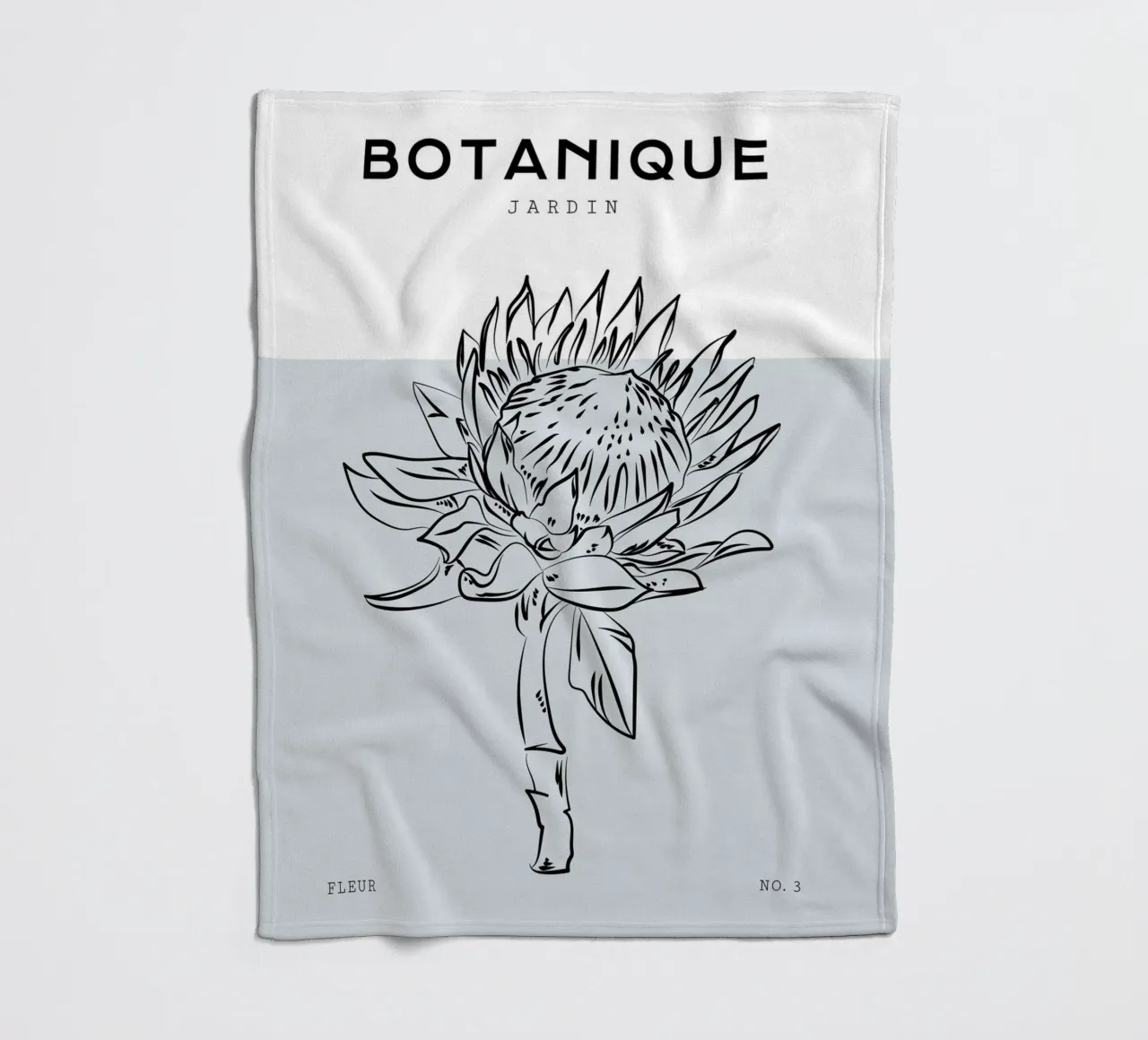 Boho Bohemian 2 Protea coperta in pile da Boho Print Collection