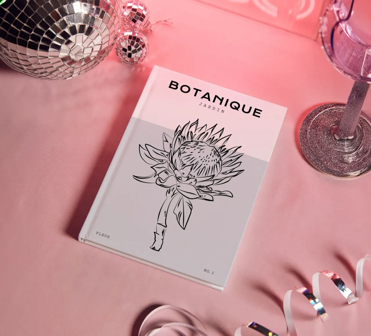 Boho Bohemian 2 Protea carnet de notes de Boho Print Collection
