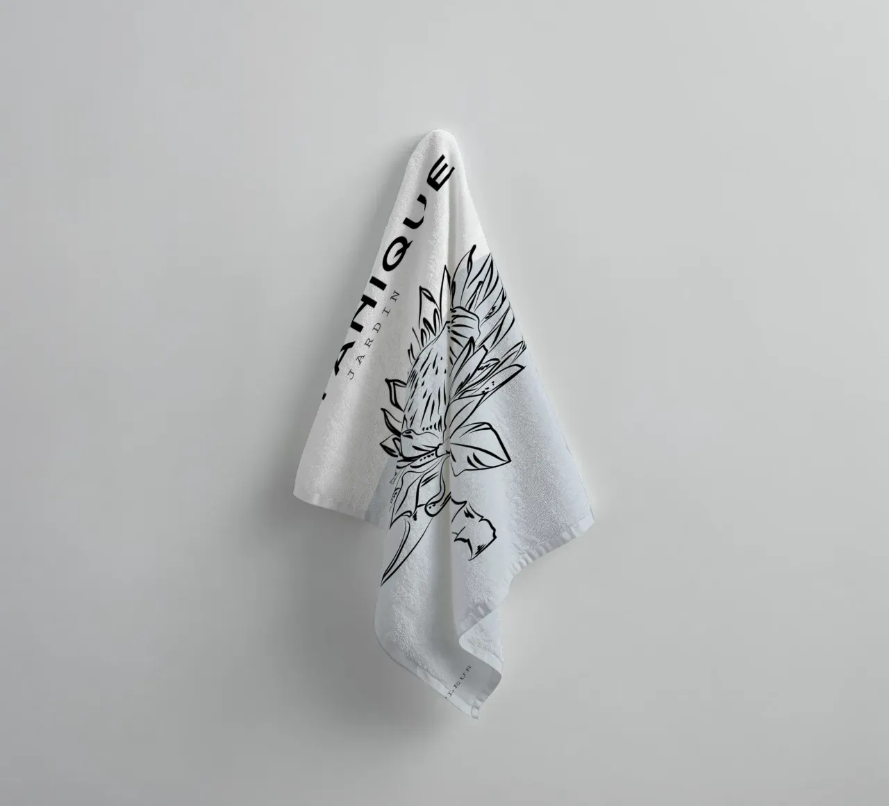 Boho Bohemian 2 Protea asciugamano da bagno da Boho Print Collection