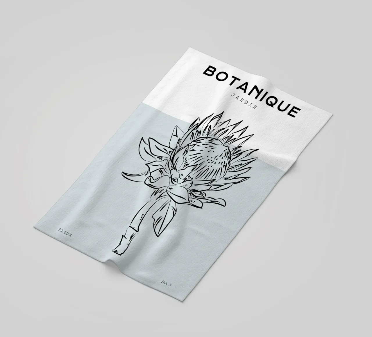 Boho Bohemian 2 Protea telo mare da Boho Print Collection