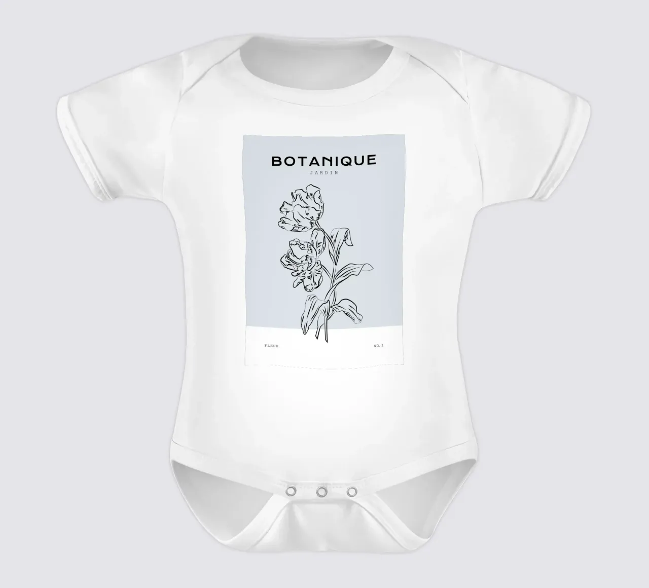 Boho Bohemian 2 Tulipa body neonato maniche corte da Boho Print Collection