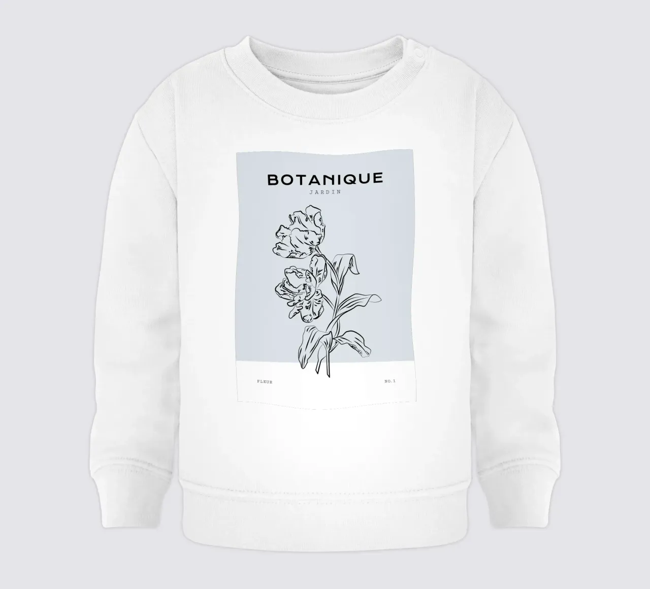 Boho Bohemian 2 Tulipa baby sweatshirt van Boho Print Collection
