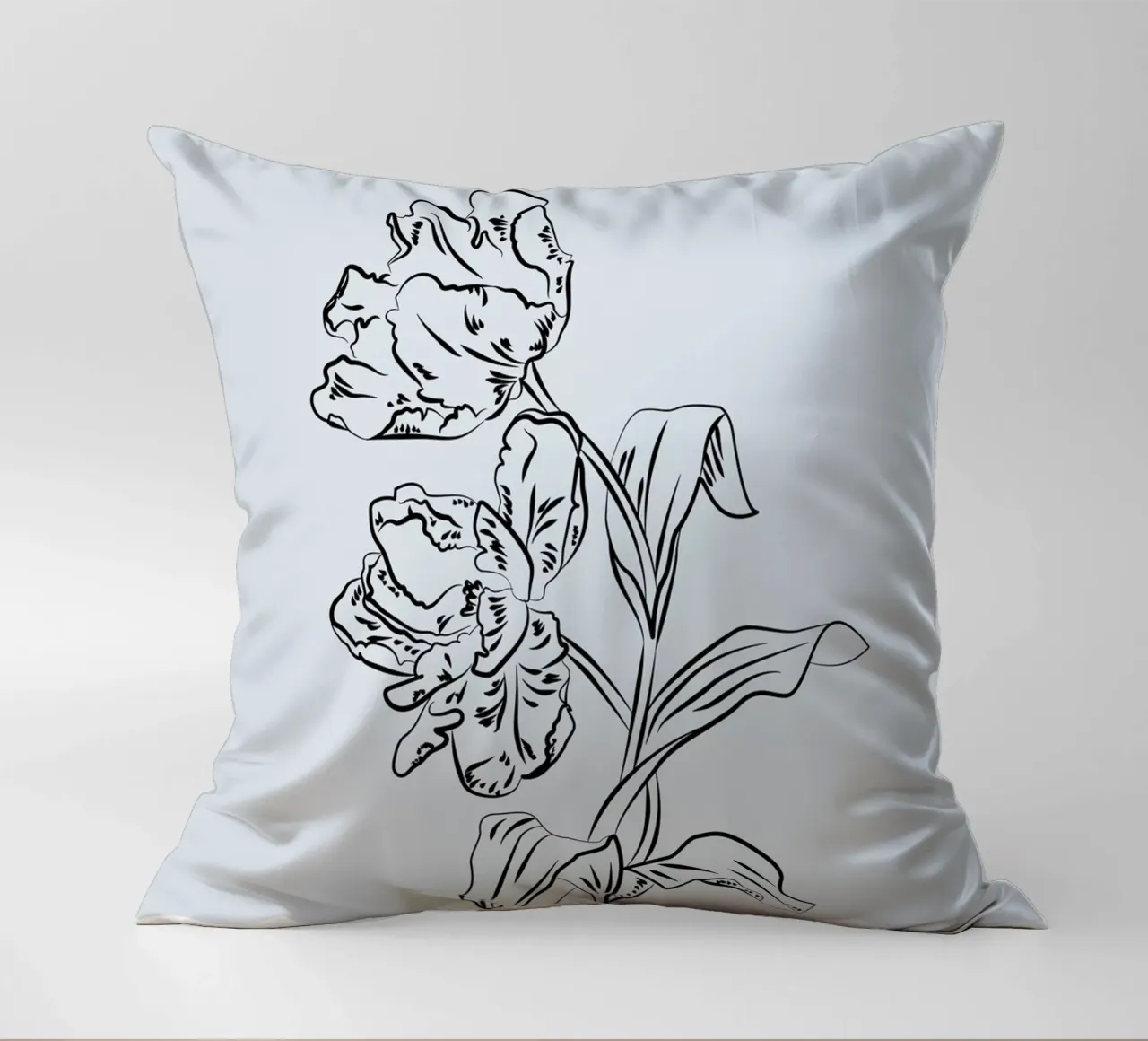 Boho Bohemian 2 Tulipa cuscino da Boho Print Collection
