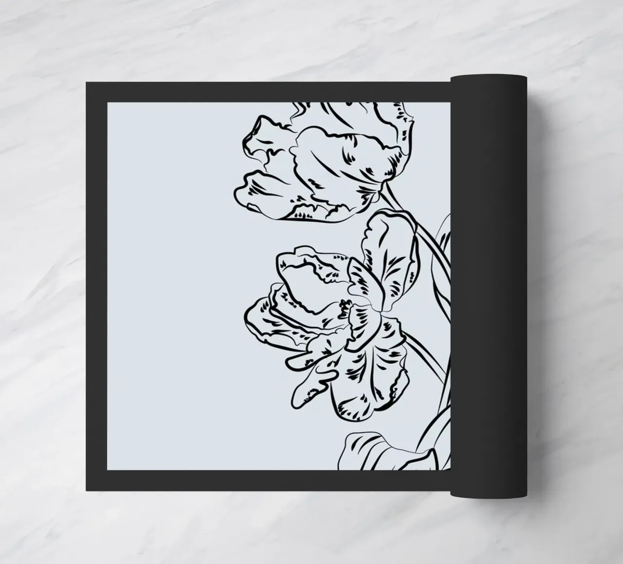 Boho Bohemian 2 Tulipa zerbino da Boho Print Collection