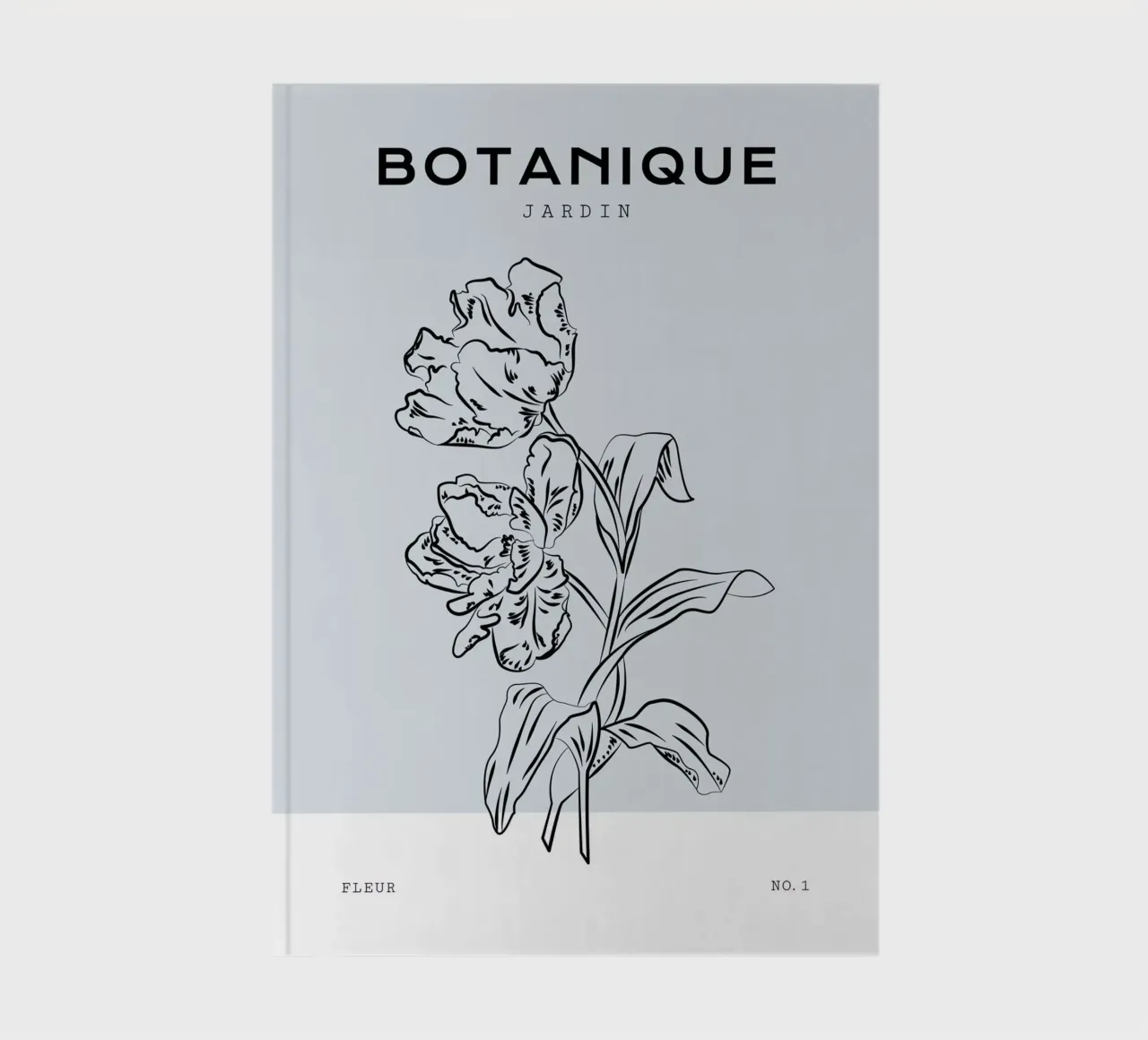 Boho Bohemian 2 Tulipa notebook by Boho Print Collection