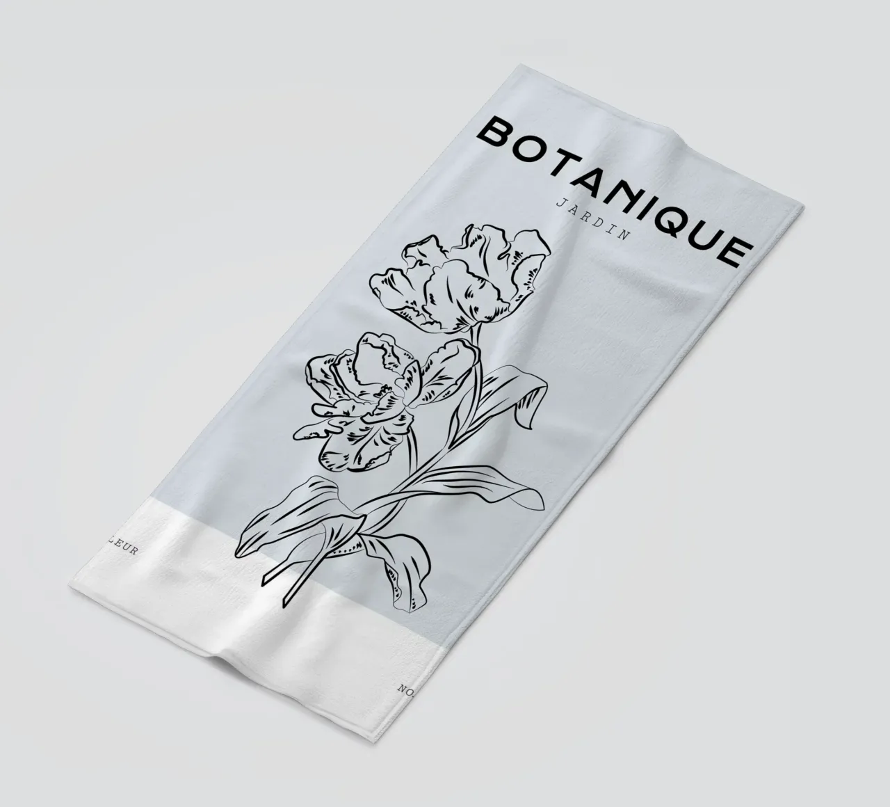 Boho Bohemian 2 Tulipa telo mare da Boho Print Collection