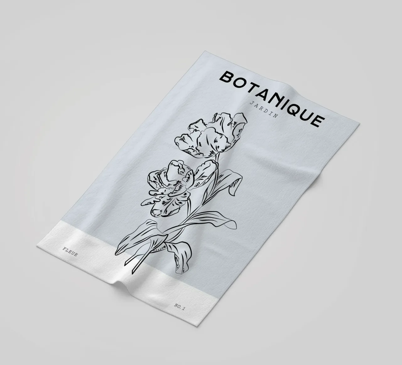 Boho Bohemian 2 Tulipa telo mare da Boho Print Collection