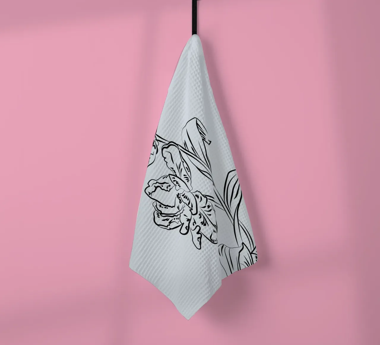 Boho Bohemian 2 Tulipa canovaccio da cucina da Boho Print Collection