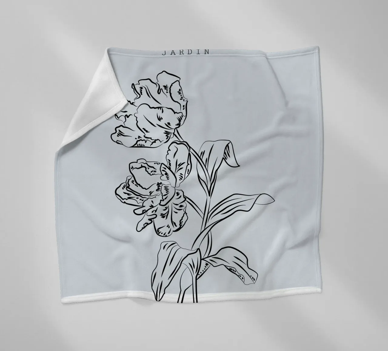 Boho Bohemian 2 Tulipa coperta in pile da Boho Print Collection