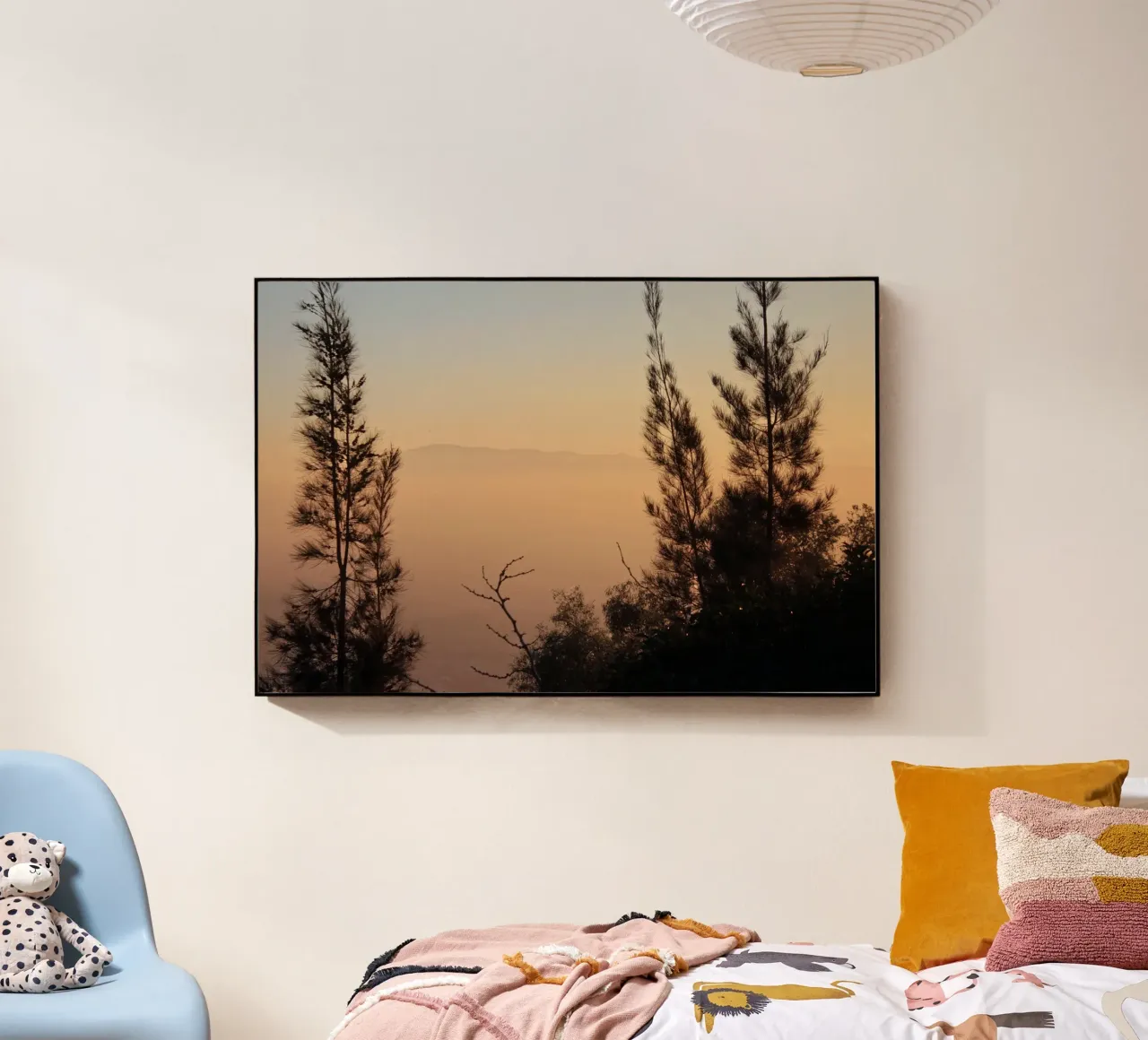 Tramonto e alberi plexiglass da LinaTravels