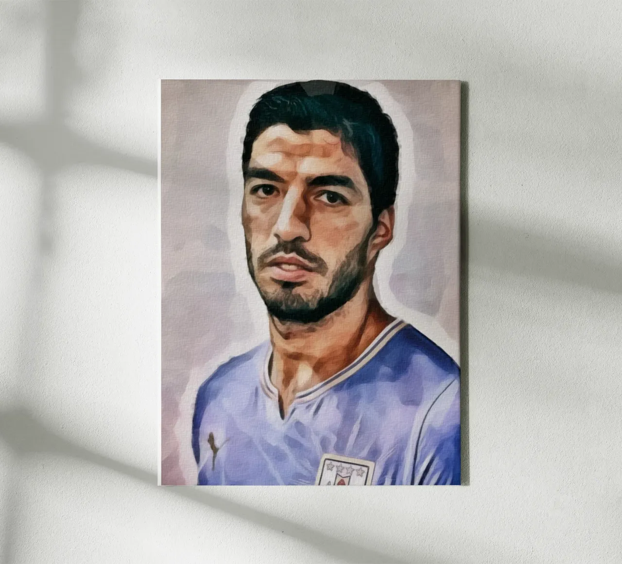 Luis Suárez in Uruguay National tela con Cornice a cassetta da dan band