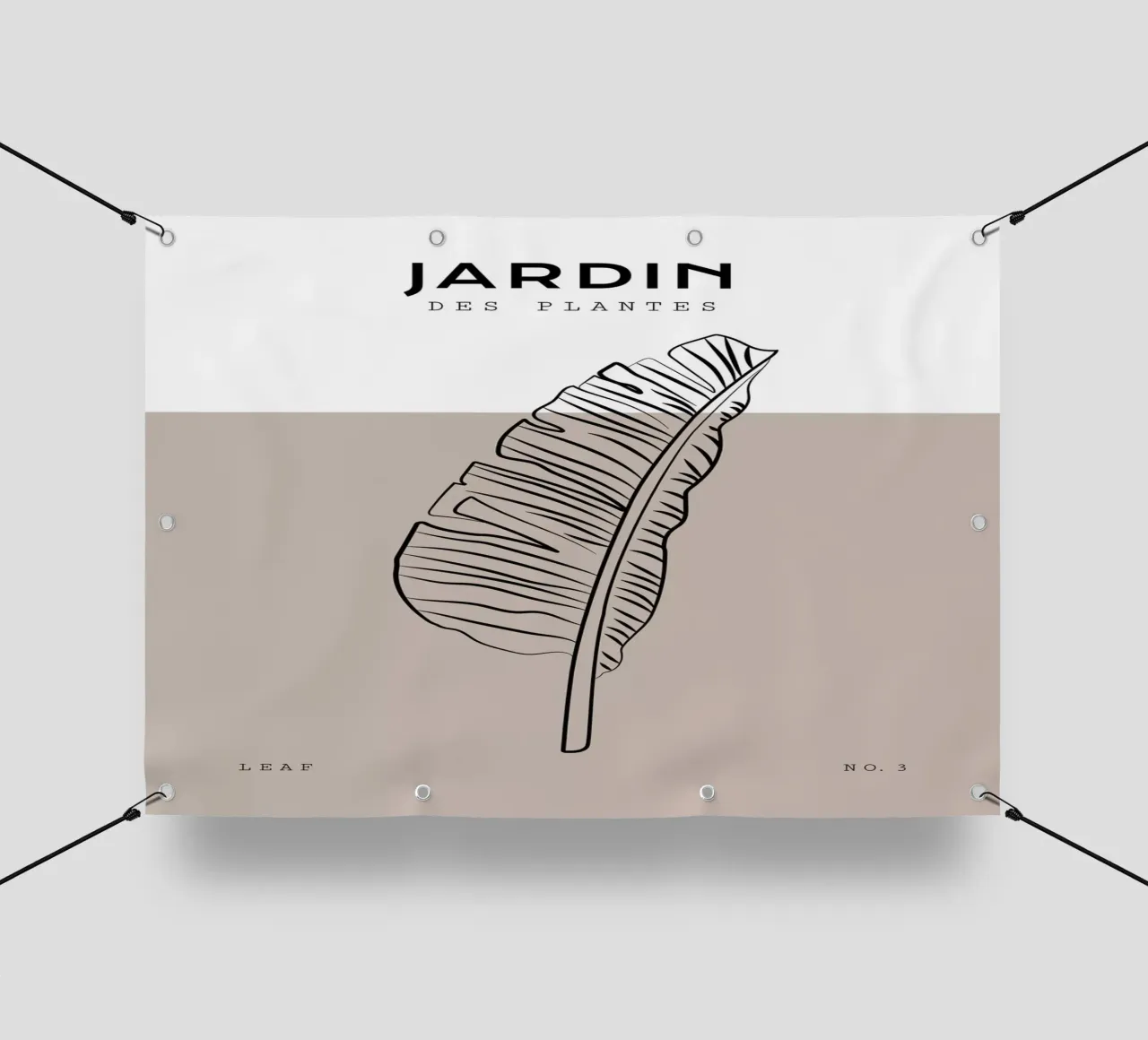 Boho Bohemian 3 Banana telo in pvc da Boho Print Collection