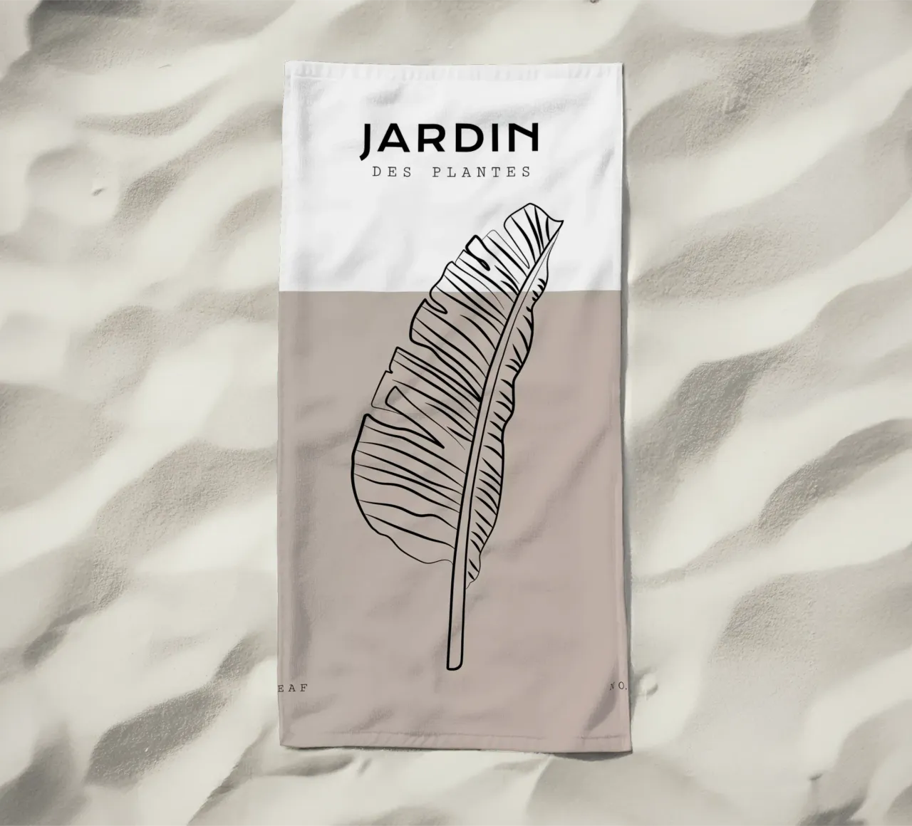 Boho Bohemian 3 Banana telo mare da Boho Print Collection