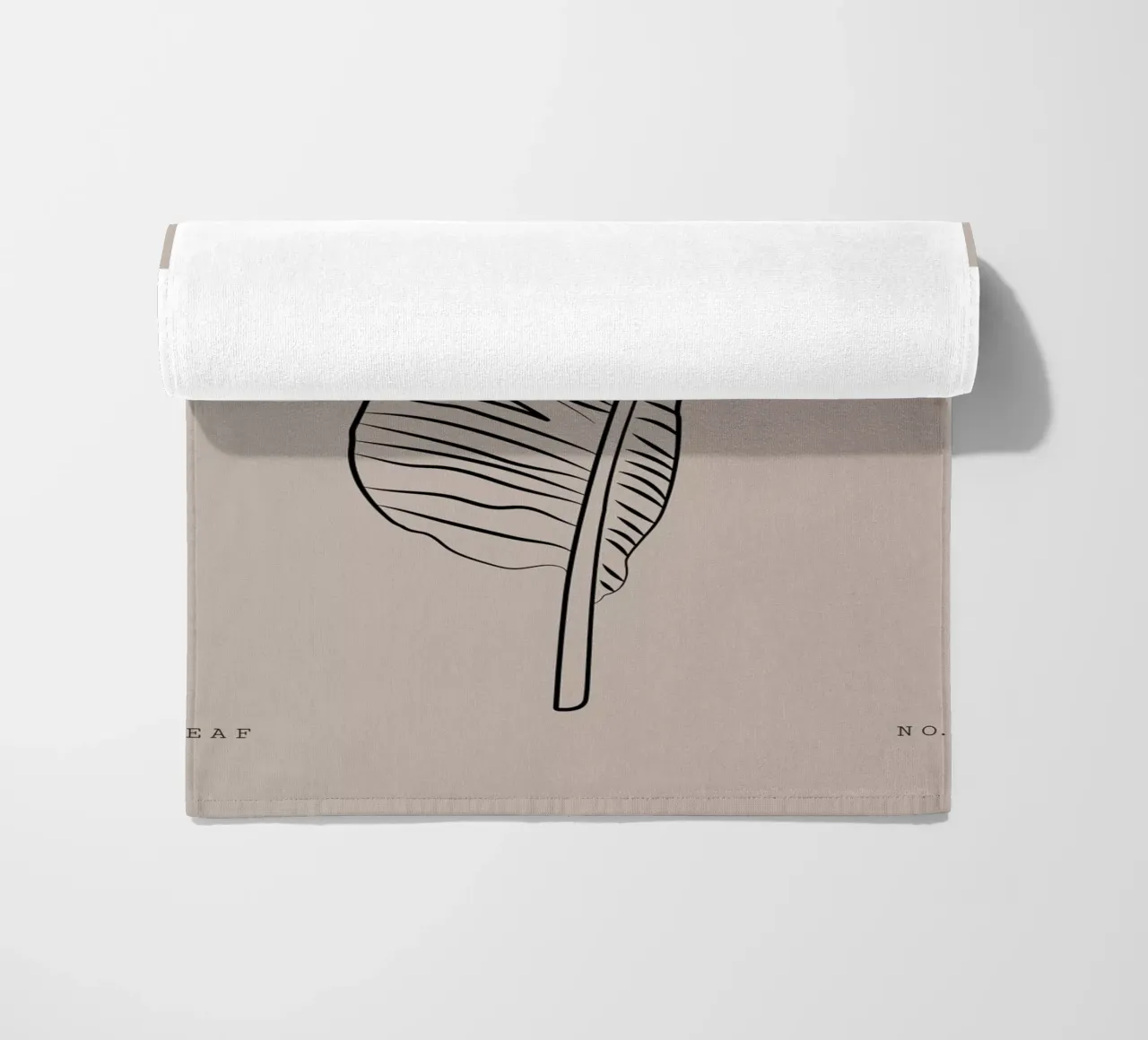 Boho Bohemian 3 Banana telo mare da Boho Print Collection