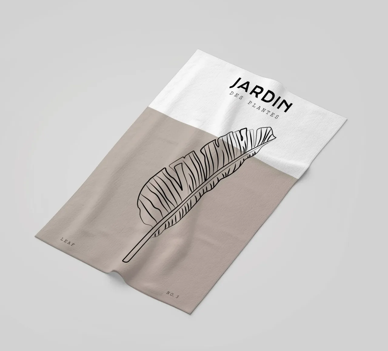 Boho Bohemian 3 Banana telo mare da Boho Print Collection