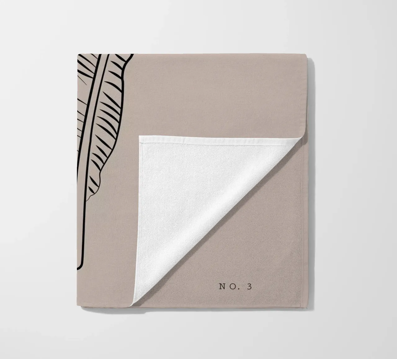 Boho Bohemian 3 Banana telo mare da Boho Print Collection