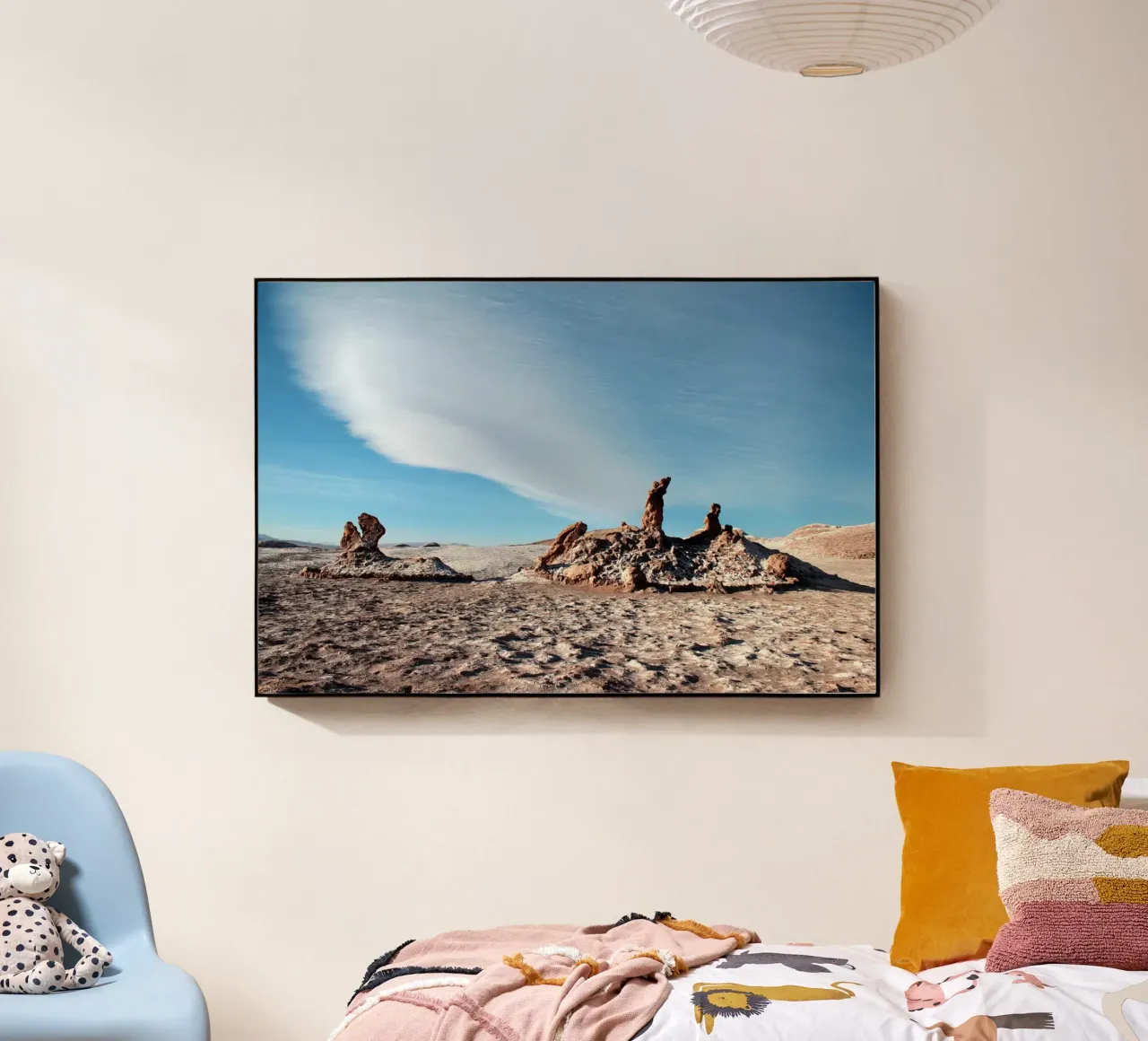 Deserto e cielo blu plexiglass da LinaTravels