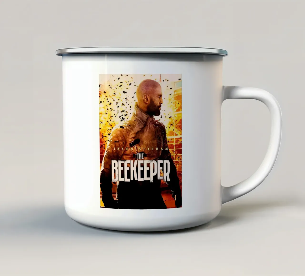 The Beekeeper tazza in smalto da Dumery Art