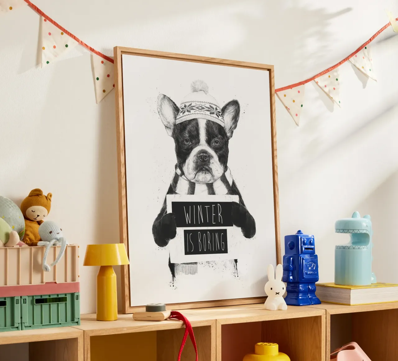 Winter is boring plexiglass da Balazs Solti