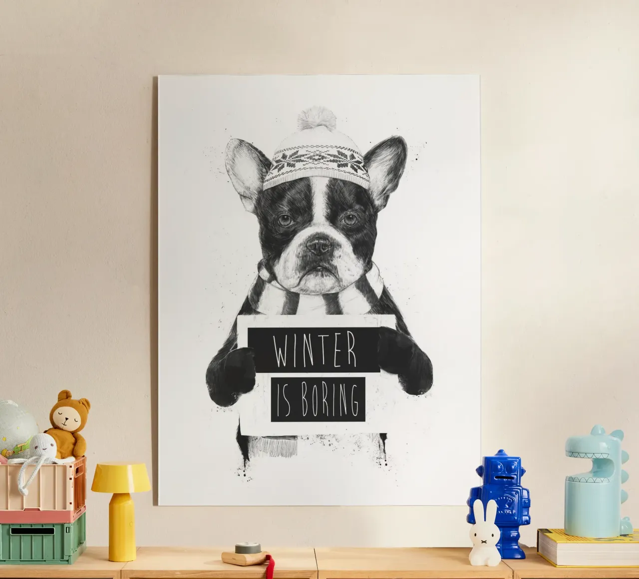 Winter is boring plexiglass da Balazs Solti