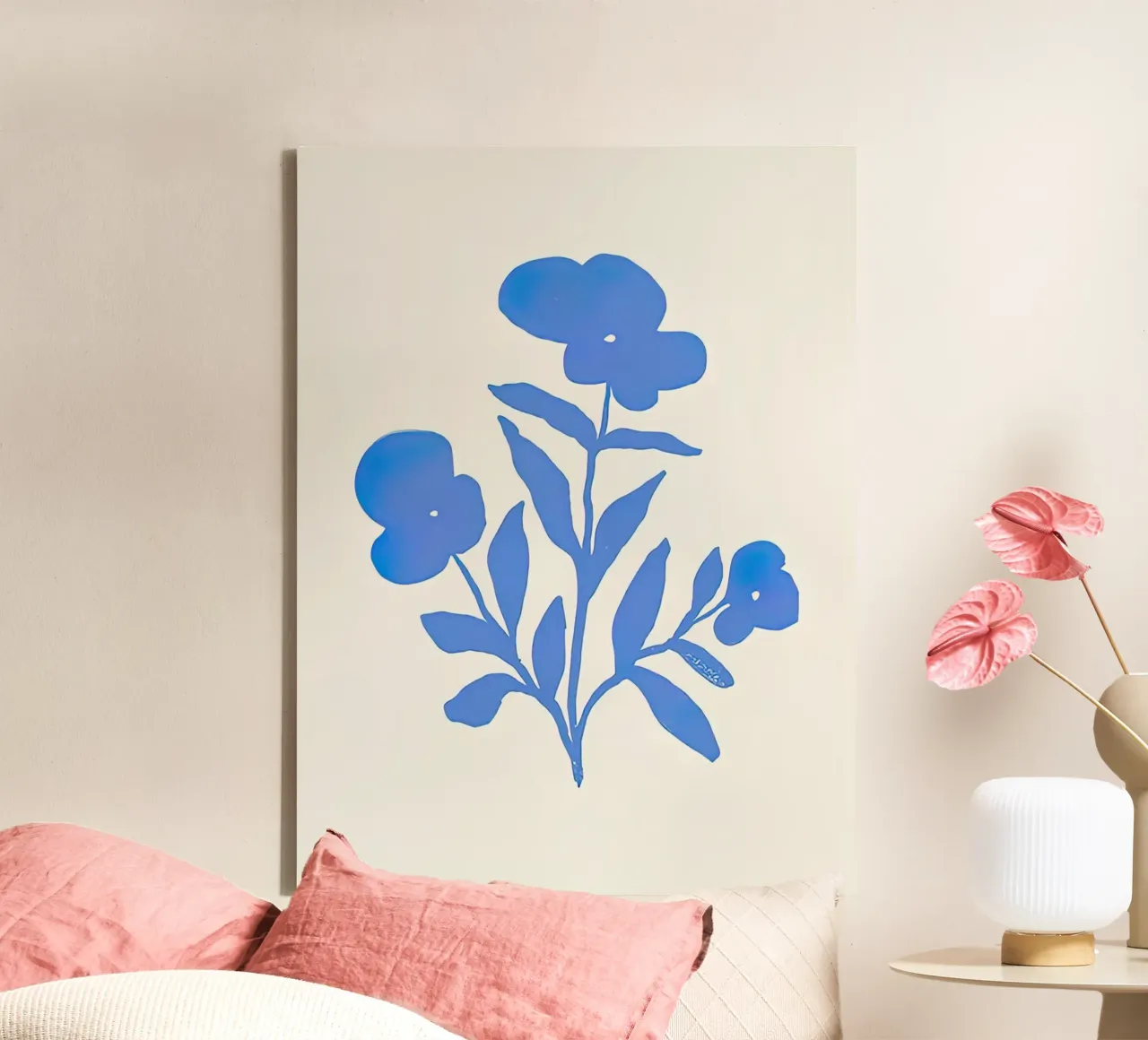 Bloemen No 01 canvas met Baklijst van Zach shop