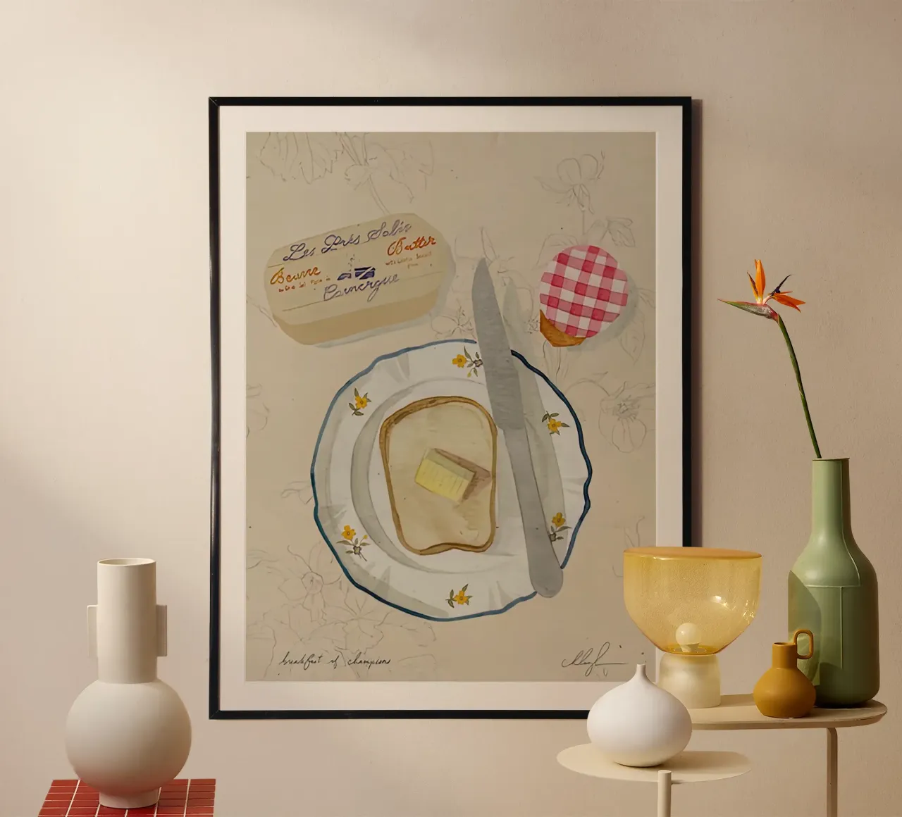 La colazione dei campioni poster da Zach shop