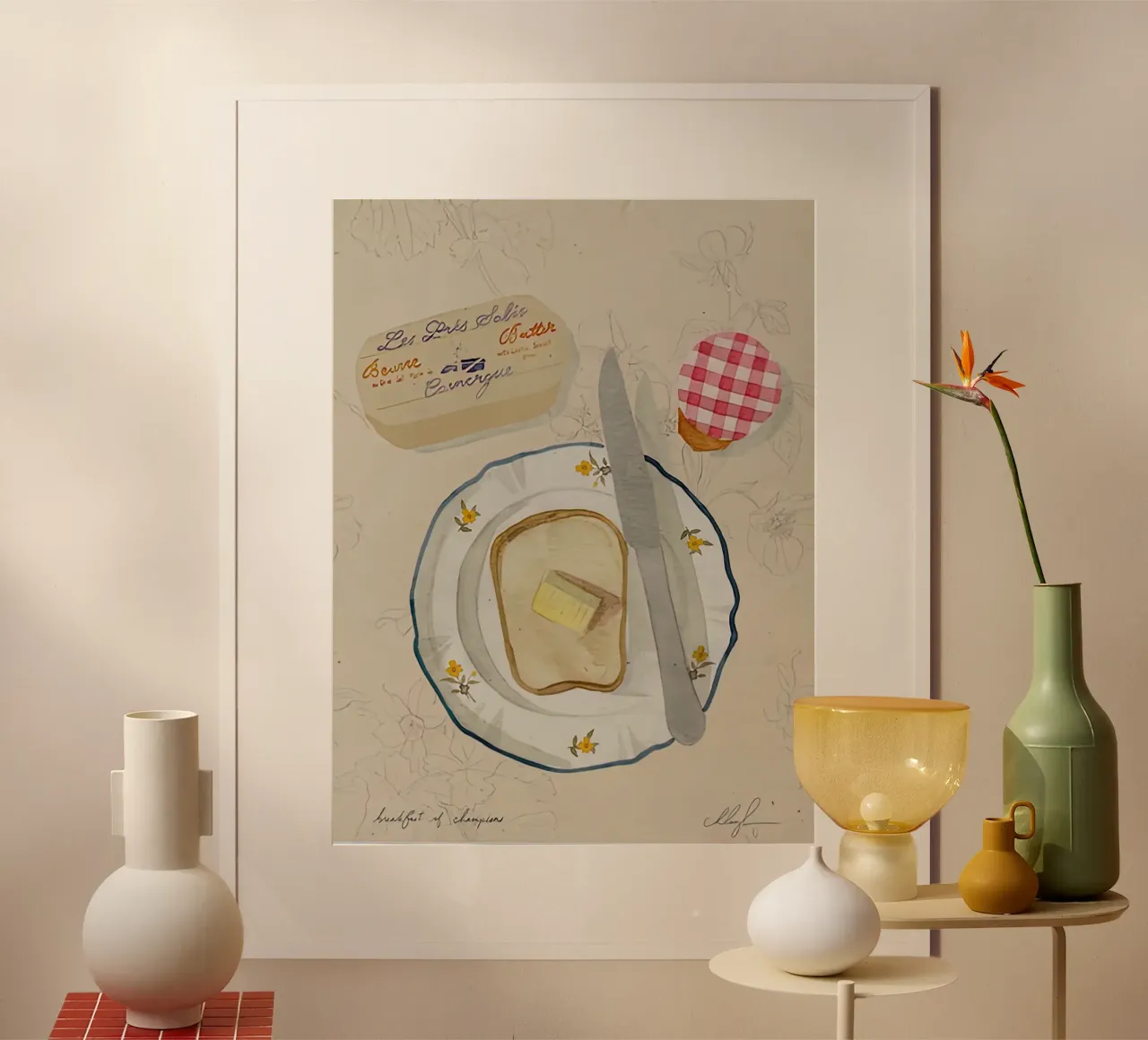 La colazione dei campioni poster da Zach shop