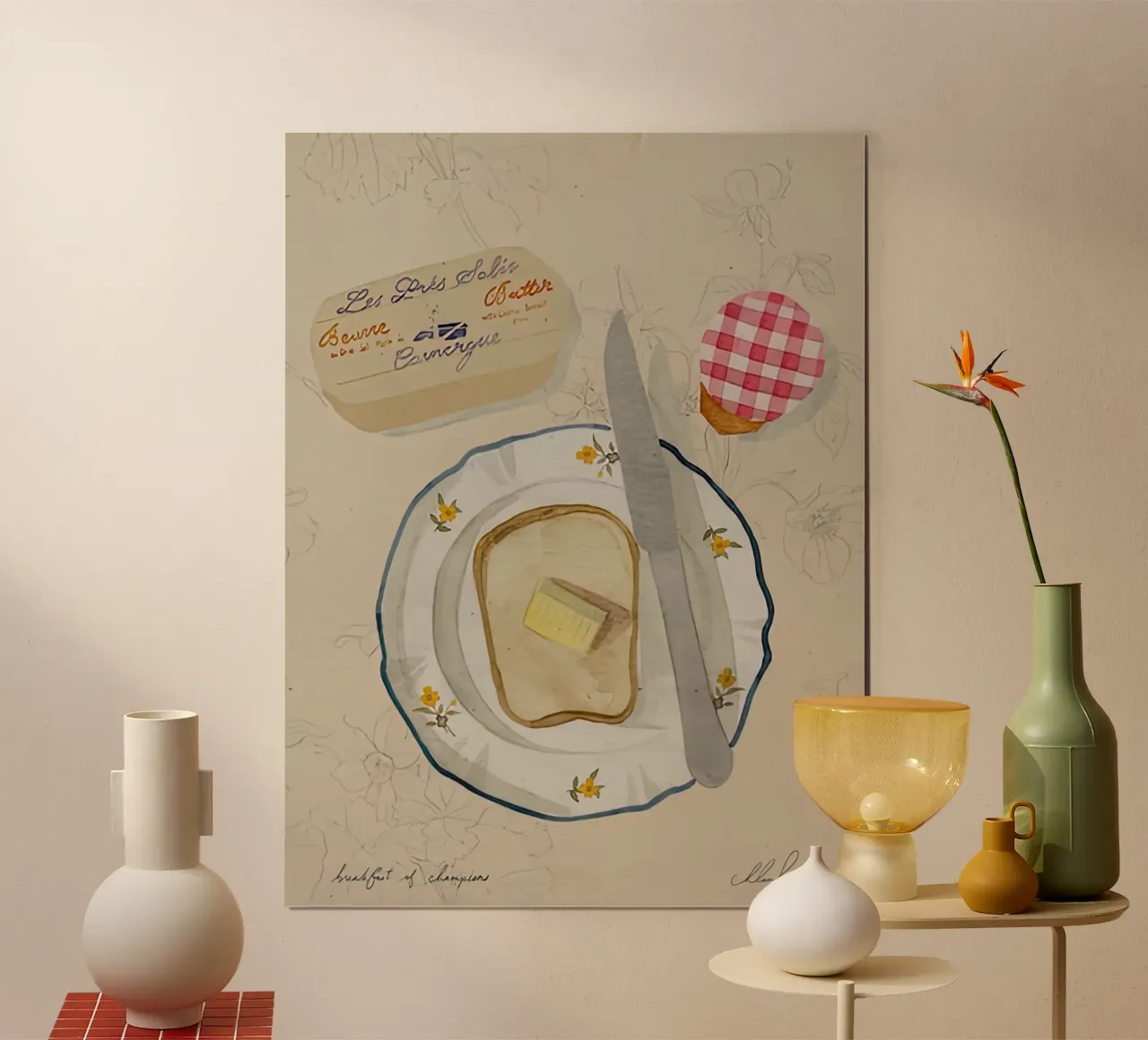 La colazione dei campioni poster da Zach shop