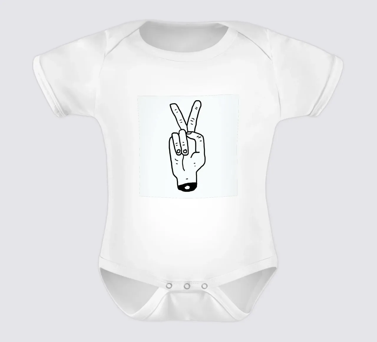 Peaceman body neonato maniche corte da Nick Cocozza