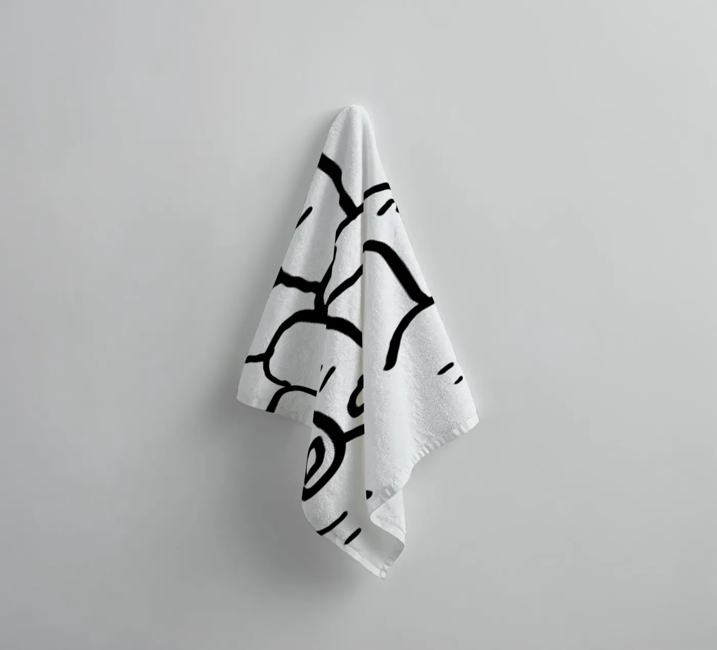 Peaceman badhanddoek van Nick Cocozza