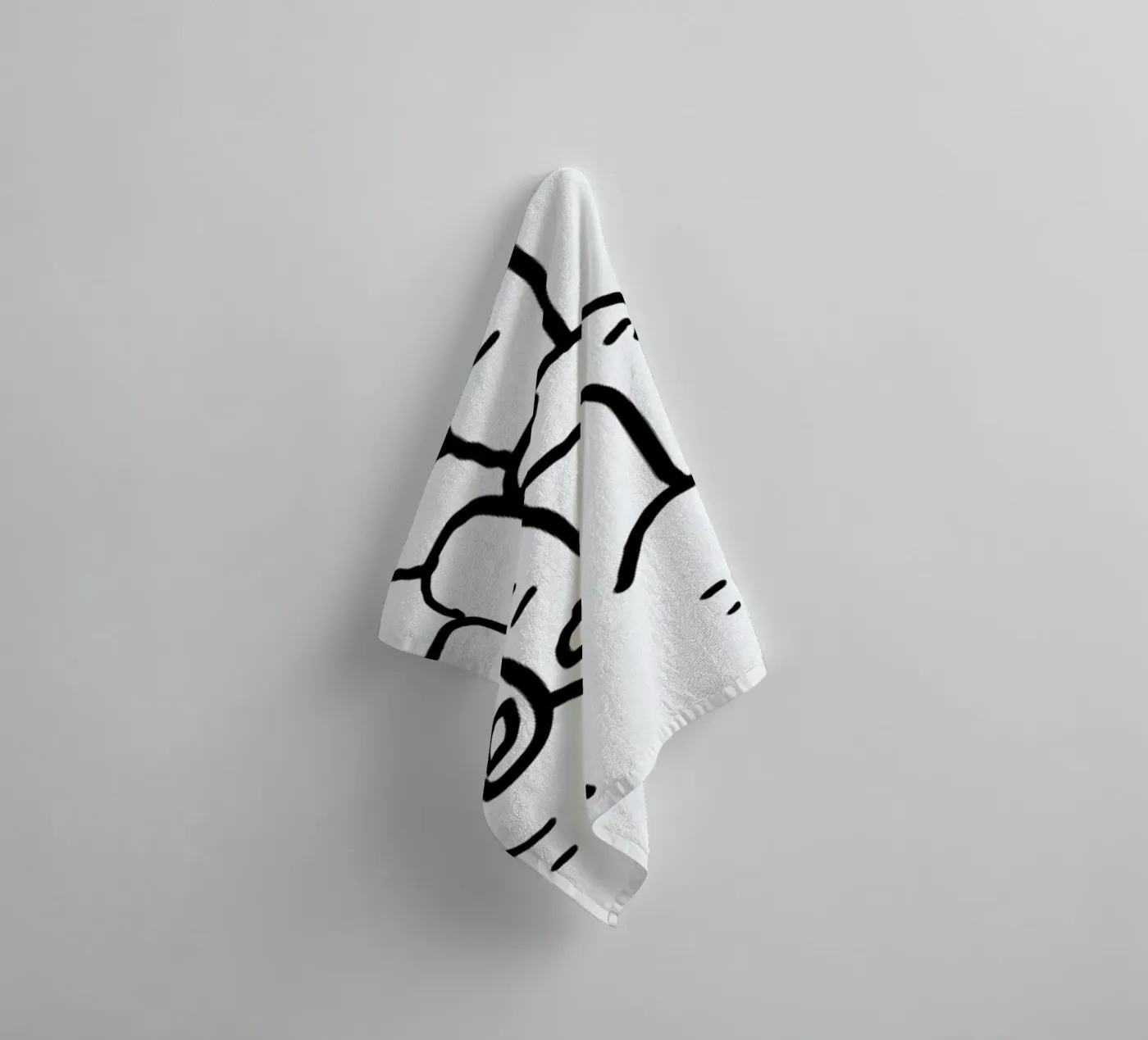 Peaceman towel by Nick Cocozza