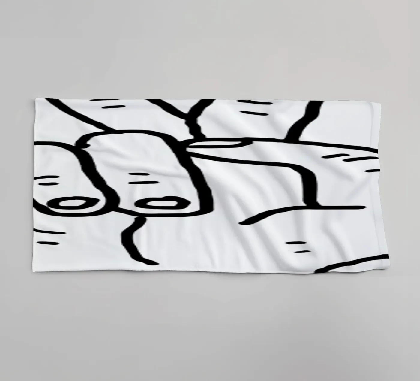 Peaceman towel by Nick Cocozza