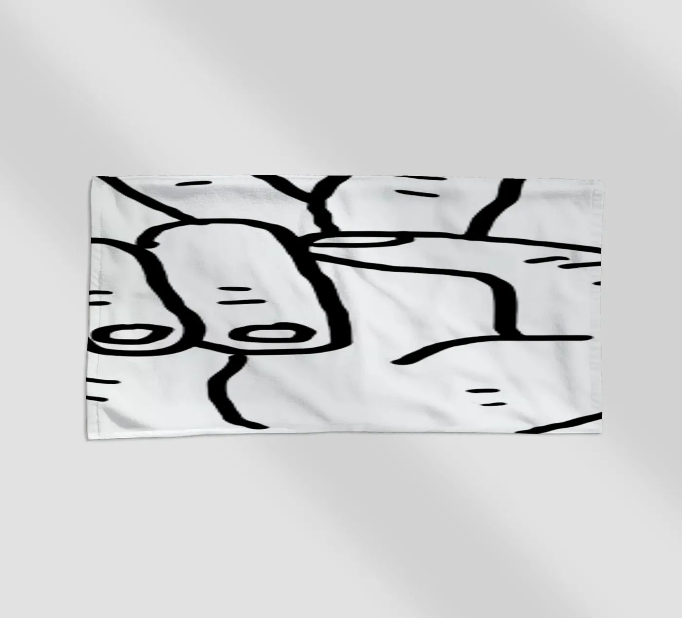 Peaceman strandhanddoek van Nick Cocozza