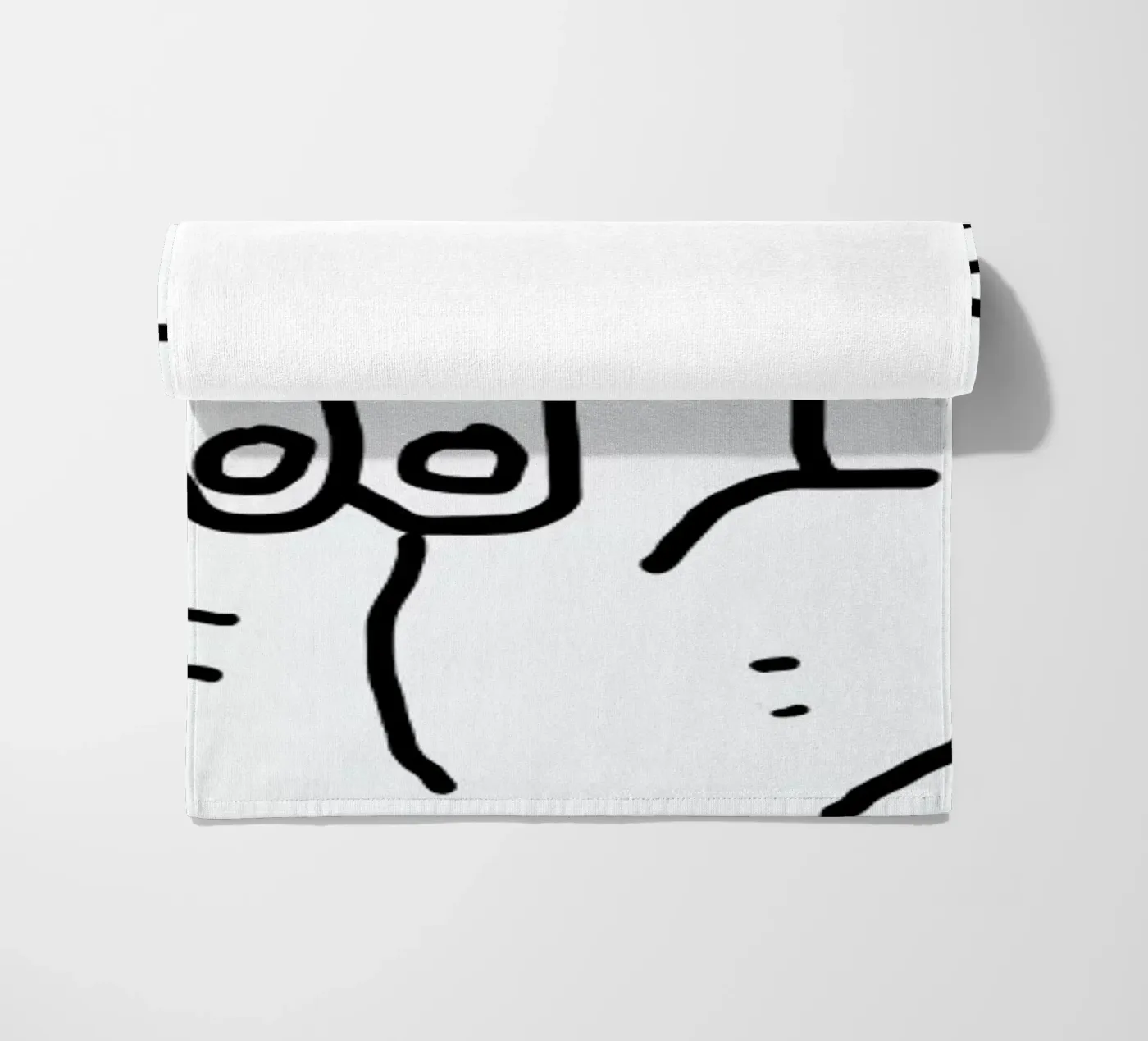 Peaceman strandhanddoek van Nick Cocozza