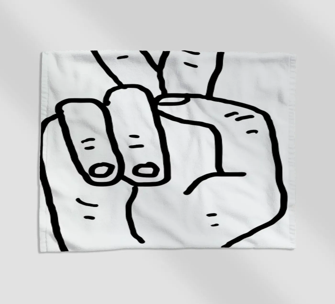 Peaceman strandhanddoek van Nick Cocozza