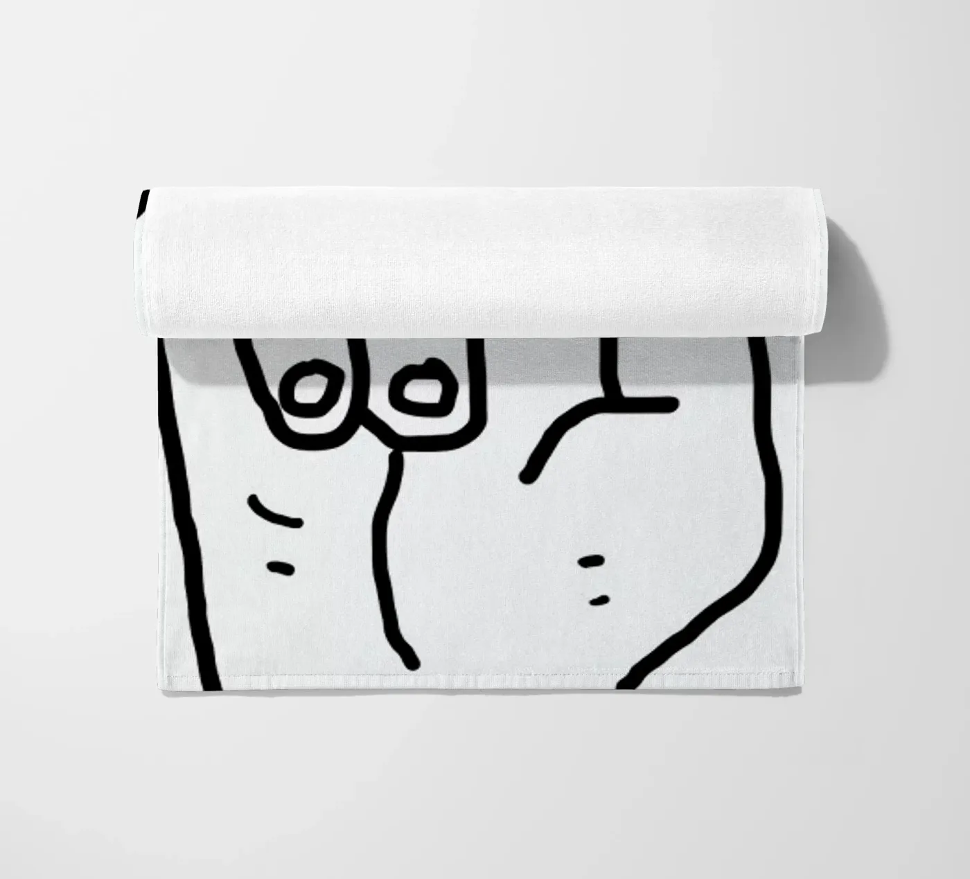 Peaceman strandhanddoek van Nick Cocozza