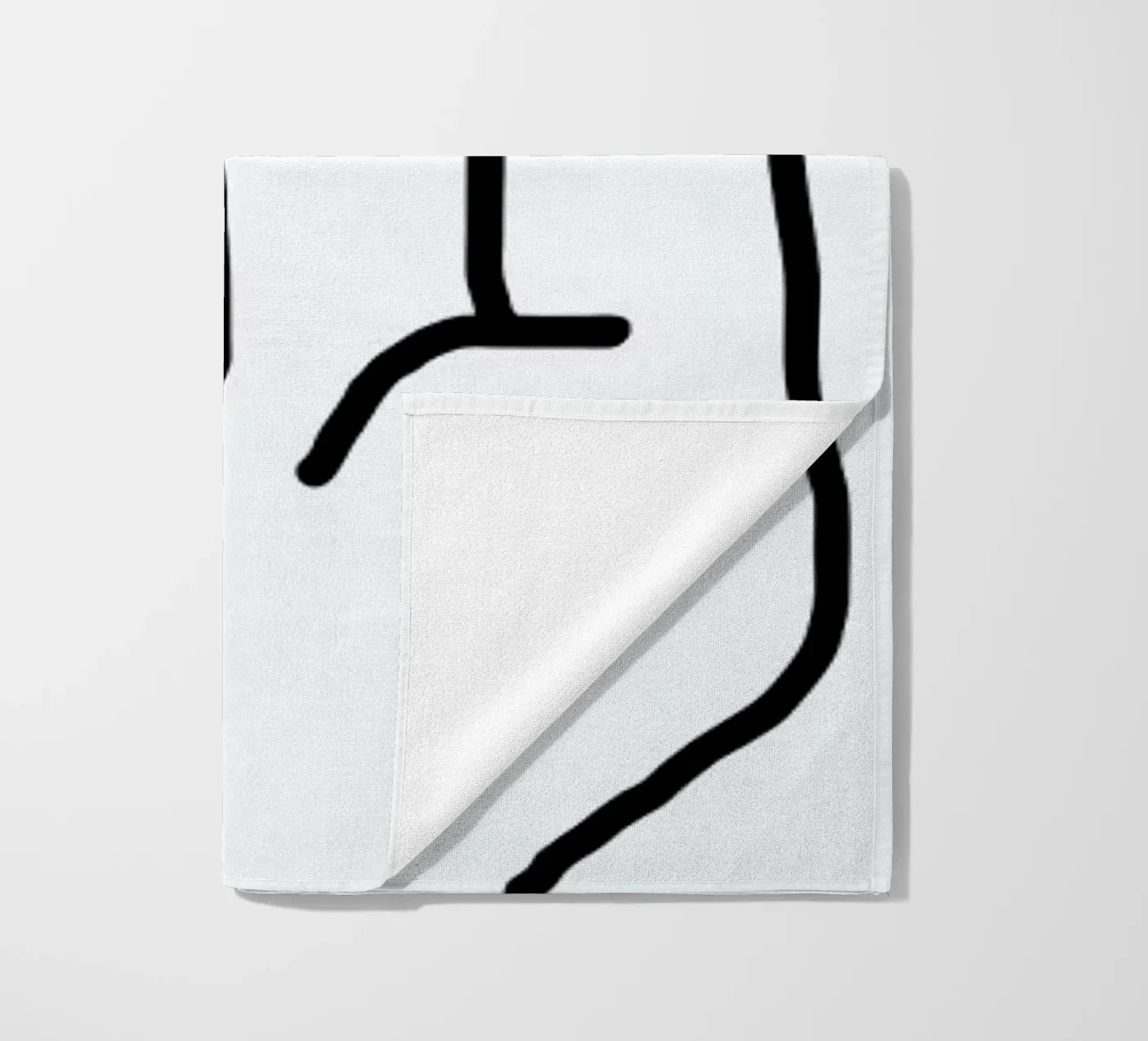 Peaceman strandhanddoek van Nick Cocozza