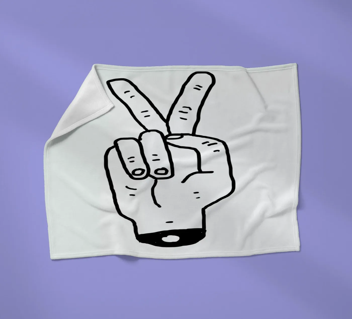 Peaceman Fleecedecke von Nick Cocozza