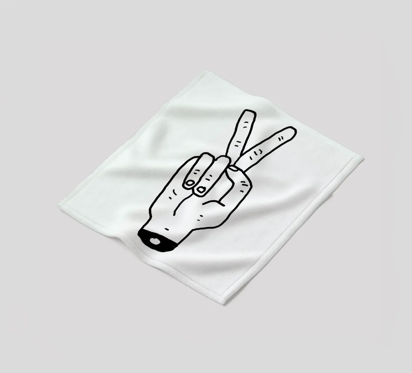 Peaceman Fleecedecke von Nick Cocozza