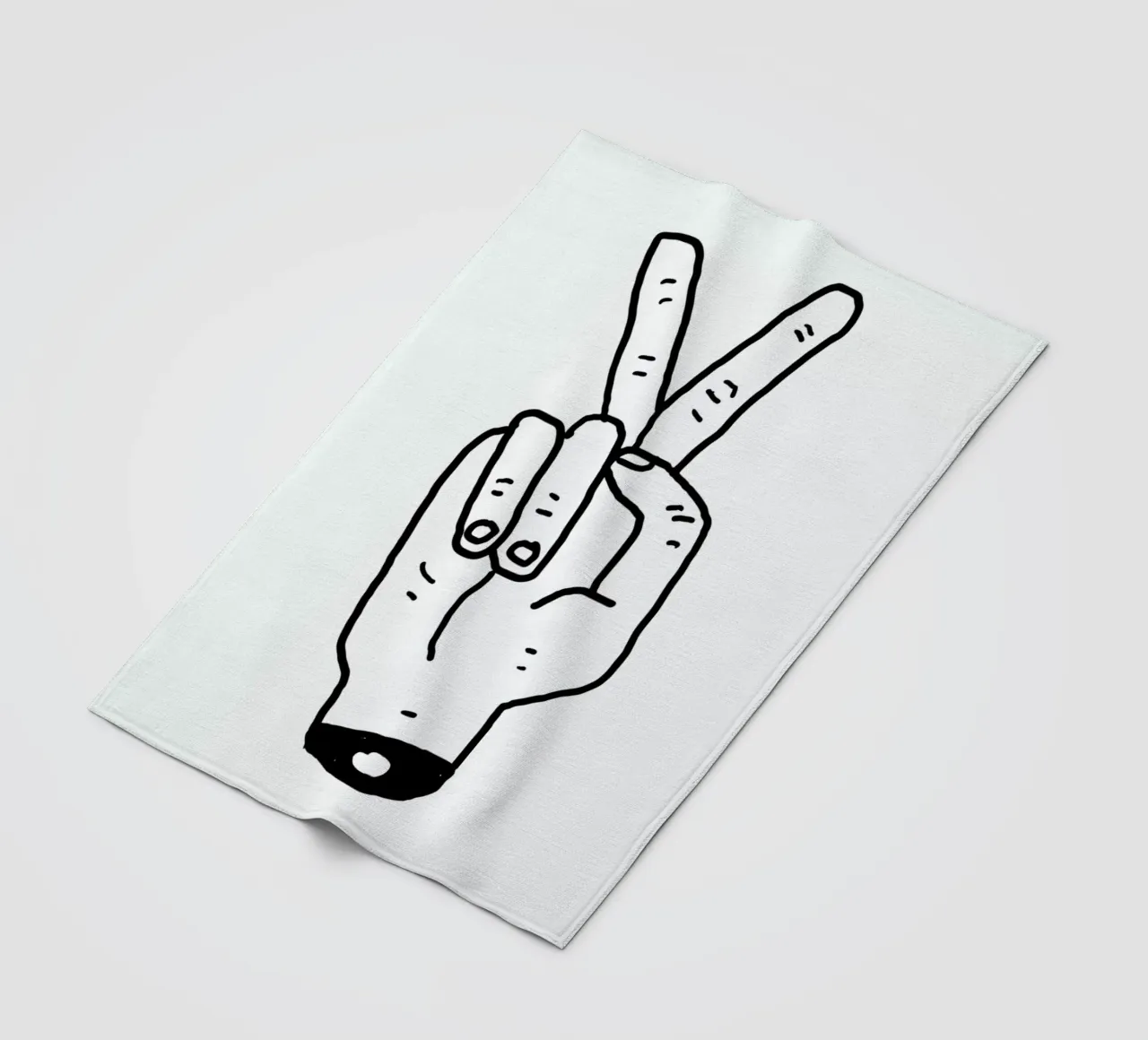 Peaceman Fleecedecke von Nick Cocozza